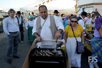 Alegre y participativa romería en El Ejido (Foto FJ Santana y TF)